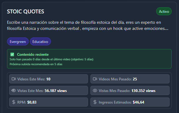 Avisos inteligentes de publicación por canal