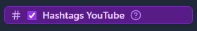 Cabecera Hashtags YouTube